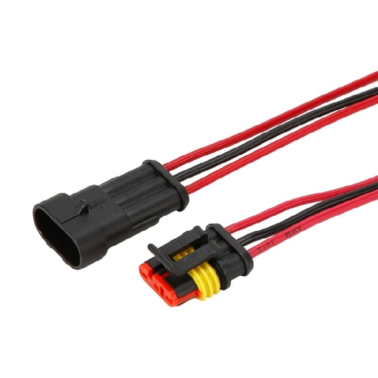 2 шт. 18 AWG Электрический разъем для мотоцикла и автомобиля 1-6 контактов Пластиковый электрический клеммник Быстрое соединение