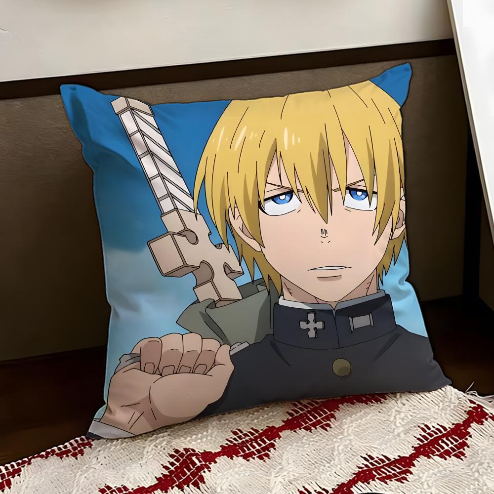 FFire Force аниме Наволочка Двусторонняя Мягкая Прочная Подушка Чехол для Дома Автомобиля Многоцелевое Использование для Повседневного Комфорта