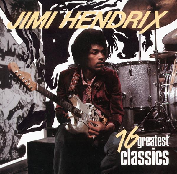 CD JIMI HENDRIX - 16 Greatest Classics 2615252 Bigtime 1988 Germany Blues Used