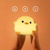 Duck-shaped lamp Cute silicone duck USB night lamp