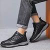 Модные зимние мужские ботинки Повседневные мужские хлопковые ботинки на платформе Кроссовки Теплые зимние ботинки Нескользящие мужские повседневные ботинки Masculina Zapatillas Hombre