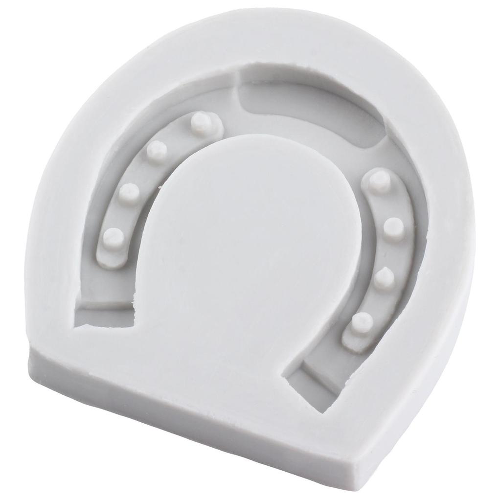 Horseshoe Silicone Mold Horseshoe Hoof Fondant Molds Cake Decorating Tools Theme Cake Dessert Decorated Chocolate Candy Mold