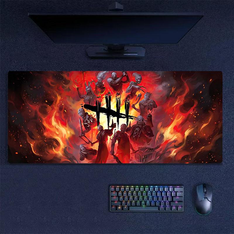 Dead by Daylight Большой игровой стол Подушка Нескользящий Ноутбук Планшетт Большая Коврик для мыши XXL Коврик Мини-ПК Игровой коврик С заблокированным краем