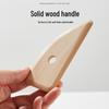 5-Piece Solid Wood Pottery Tools Set: Scraper, Knife, Clay Carving, Ceramic Sculpture, DIY Handmade.