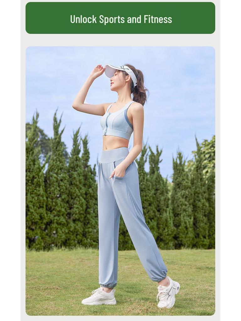 Plus Size Women's Quick-Dry Ice Silk Sun Protection Pants - Slimming, Breathable, Mosquito-Repellent Outdoor Sportswear