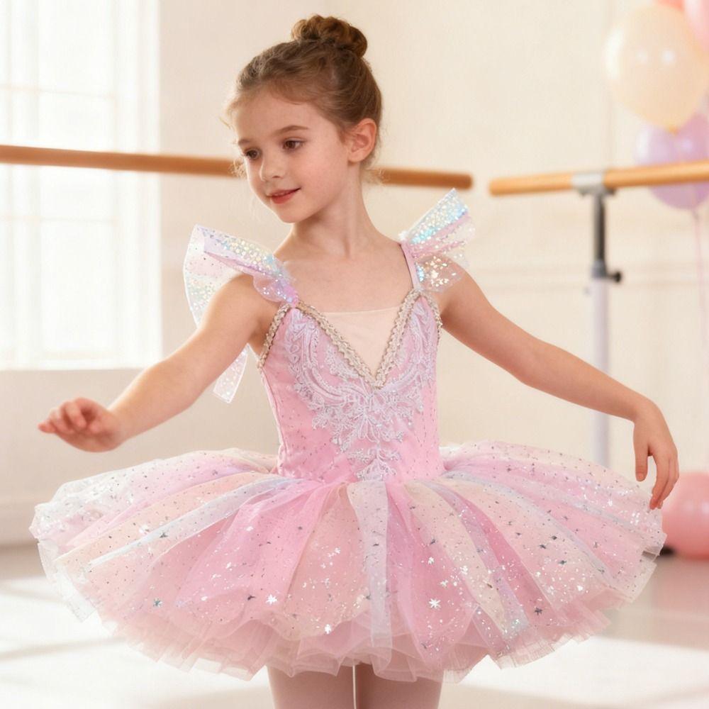 Puffy Ballet Tutu Modern Performance Clothes Fashion Kids Ballet Dress  Kids Girls