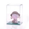 Ящик для хранения Настольная коробка для кукол Одиночная пылезащитная прозрачная стойка для выставки товаров