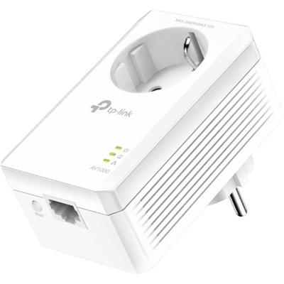 TP-LINK | Gigabit Passthrough Powerline-адаптер AV1000 | TL-PA7017P | 1000 Мбит/с | Ethernet LAN (RJ-45) порты: 1 | Нет Wi-Fi | Дополнительная розетка