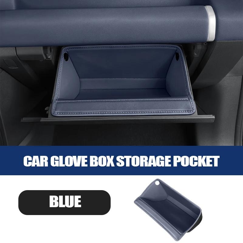 Car Glove Box Storage Pocket for BYD Ti 7 2025 2026 Co-Pilot Storage Box Mat Interior Accessories