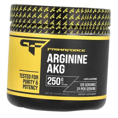 ААКГ, Аргинин Альфа-Кетоглютарат, Arginine AKG, 250г Без вкуса (27107002)