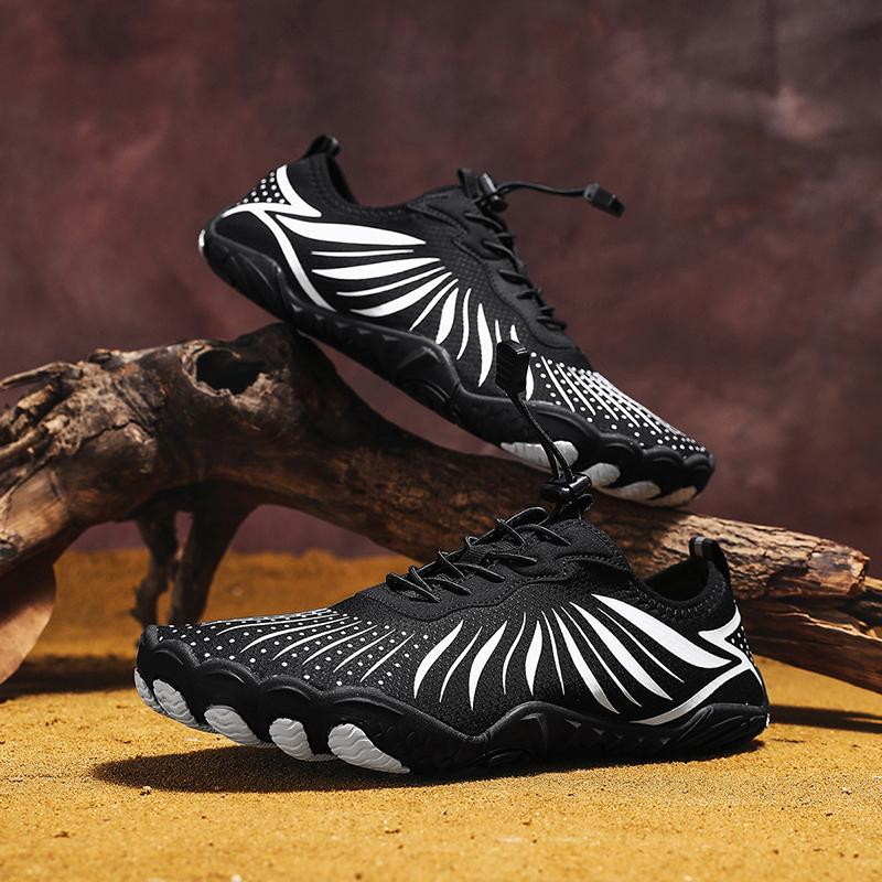 Модная водная обувь женская мужская быстросохнущая пятипалая босиком новая уличная для ходьбы вверх по течению плавания акваобувь летние пляжные кроссовки 2025