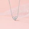 Ожерелье Temperament Love, женское, легкое, роскошное, нишевого дизайна, в форме сердца, нержавеющая сталь, ключичная цепочка
