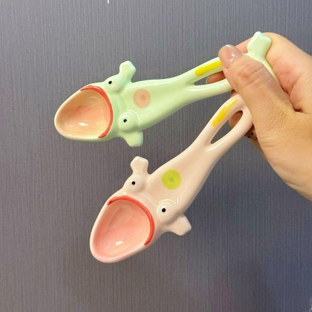 Милая десертная ложка Креативная ложка для перемешивания Чайная ложка Ложка с уродливой лягушкой Вечеринка