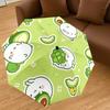 1PC Avocado Rabbit Umbrella-8-Rib Reinforced, Automatic Open, Lightweight & Durable, Cute Fashion Accessory for Outdoor-Y0375
