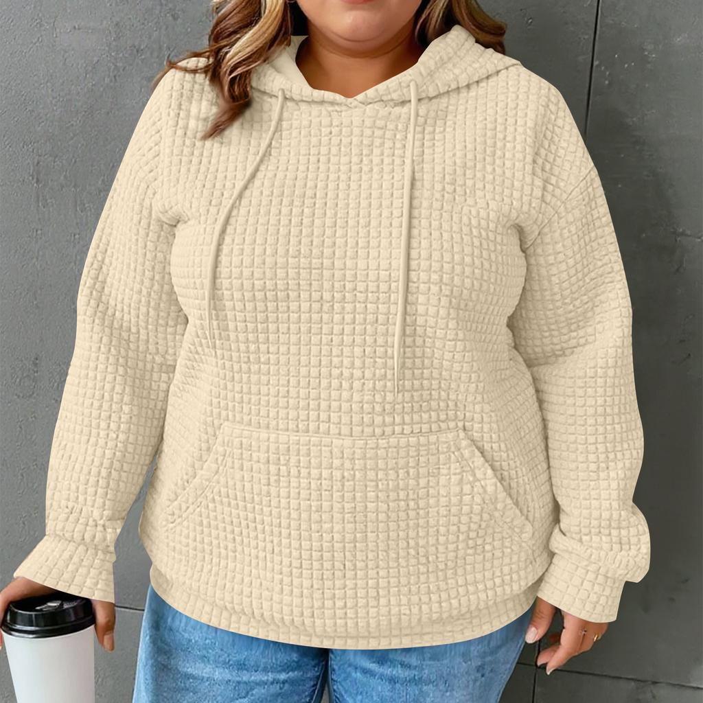 Женские толстовки с капюшоном, с длинным рукавом, повседневные, со шнурком, свитшоты, пуловер, карманы, топы