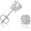Jewels Prim 1ct Tw LAB CREATED Diamond Stud Earrings Set in14K White Gold IGI Certified