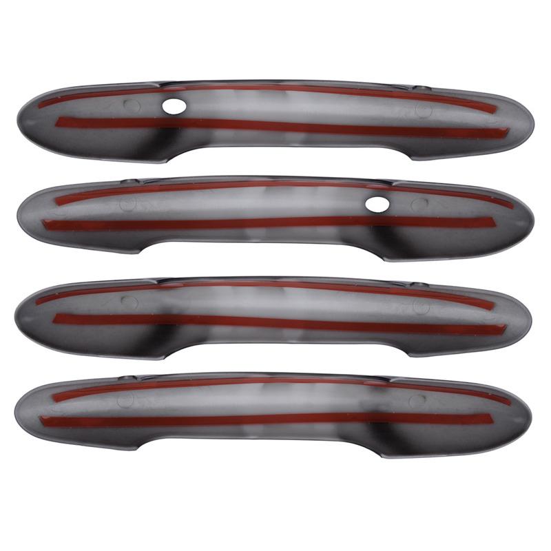 1 Set Glossy Black Door Handle Cover With Keyless Entry ABS Fit For Mini Hatch Countryman F55 F60 2017 2018 2019 2020 2021-2024