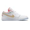 Jordan 1 Низкие белые женские кеды с кунжутом DC9509-100