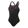 Speedo Женский слитный купальник Hyperboom с принтом, модель Muscleback