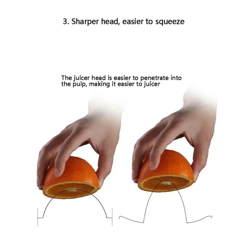 Stainless Steel Fruit Lemon Orange Juicer Household Small Creative Juicer Portable Manual Juicer