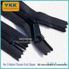 Нейлоновая молния YKK №5 с закрытым концом, без фиксатора, с длинной пуллером для вечерней одежды и багажа