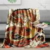 Multiple sizes Red dragon amidst clouds Blanket Suitable for Home Bedroom Sofa Travel Camping Blanket Various Sizes for Gifts