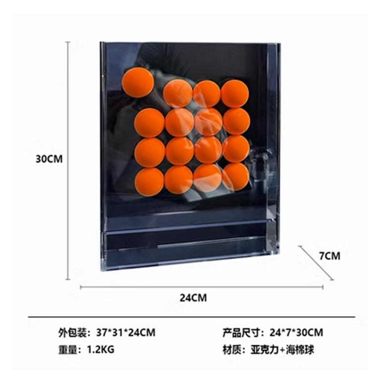 Creative Square Acrylic Cover Ball Decoration Modern Transparent Acrylic Square Home Decoration Living Room Decoration Ornaments