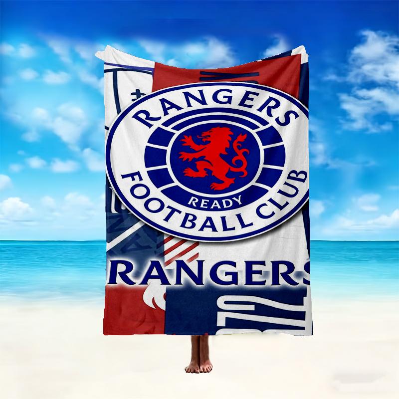 Soft Rangers FC Blanket Perfect for Snuggling Up on the Sofa, Ideal for Cozying Up in the Bedroom