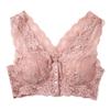 MY Breast Cancer Soft Bra with Snap Cotton Size [KISS LIFE] Post-Surgery Bra, Non-Wired, Lace, Front-Hook, Buttons, (Papillon Bra) (Pink, S)