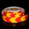 5cm*50m High Visibility Reflective Tapes Arrow White-Red Yellow-Black Waterproof Adhesive Strips Conspicuity Safety Car Stickers