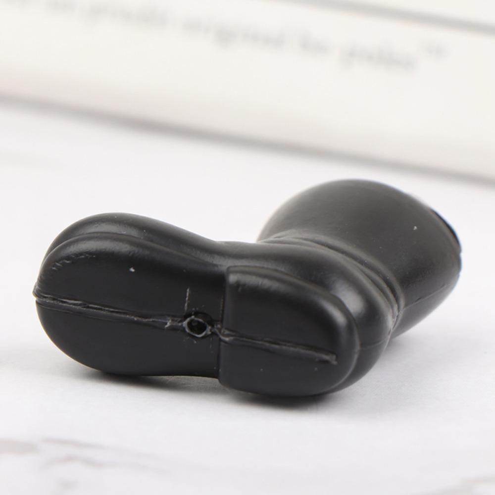 Обувь Санта-Клауса с большим пальцем на ноге, модель рождественских сапог, миниатюрная дождевая обувь для кукольного домика, поделки