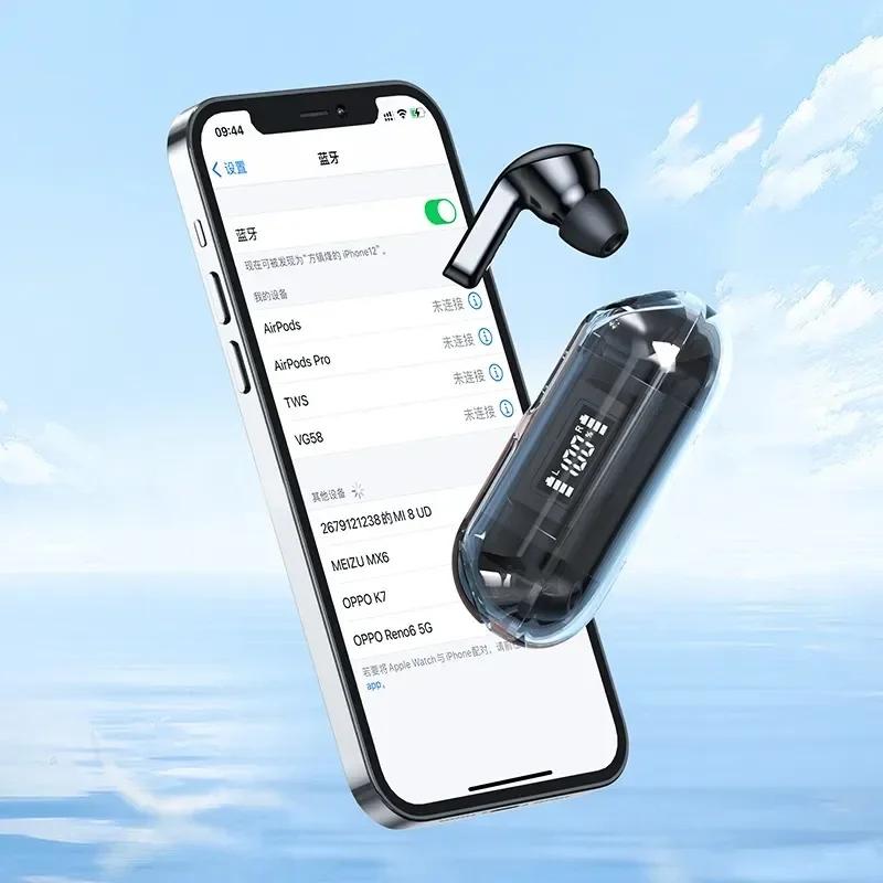 Xiaomi TWS Wireless TWS Bluetooth Earphone with LED Display Touch Noise Canceling Earbuds Sports Music Game Headset g52 Waterproof