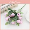 Rose Bud Simulation Flower Wedding Decoration Home Living Room Flower Decoration