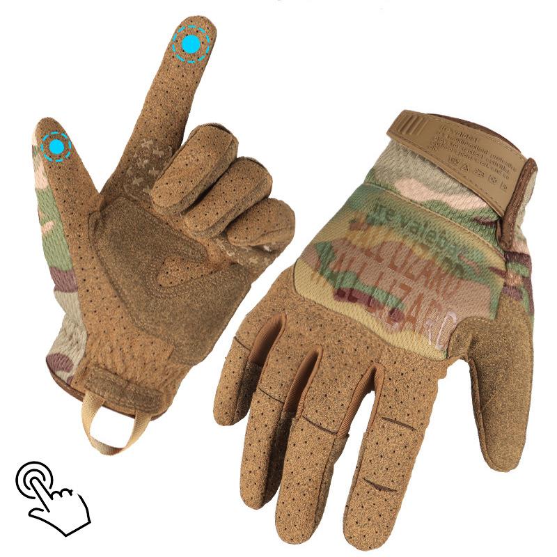 Breathable comfortable non-slip wear-resistant anti-drop outdoor sports cycling gloves