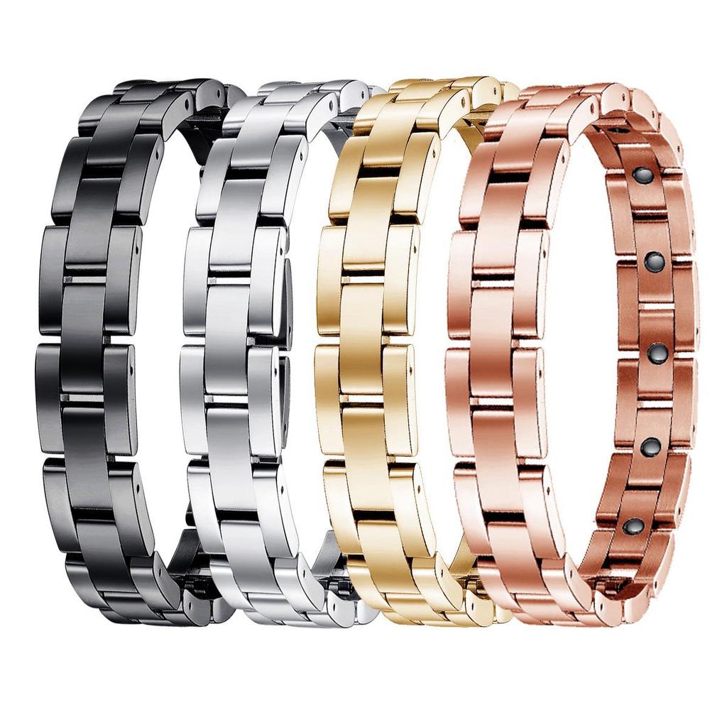 Korean Style Magnetic Therapy Stainless Steel Bracelet