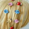 10Pcs Women Hair Clips Anti-slip Teeth Ladybug Decor Hairpins Bangs Buns Braids Multi-Purpose Styling Hair Pins