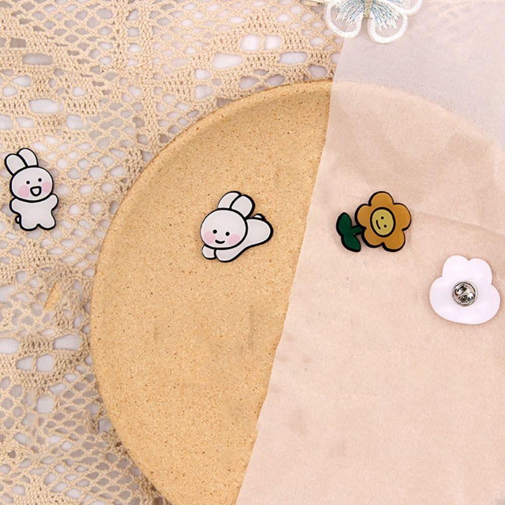 Медведь Мультфильмы Кролик Броши Кролик Медведь Кролик Нагрудные значки Мультфильмы Собака Значок Собака Значок Женщины