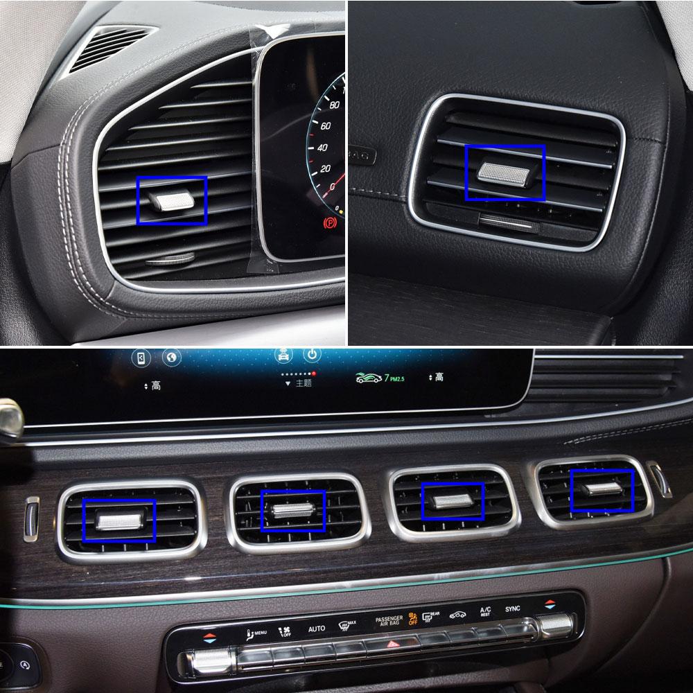 W167 передняя и задняя вентиляционная решетка переменного тока, зажимы для вкладки, ремонтный комплект для Mercedes Benz GLS GLE 350 400 450 500 580 2022