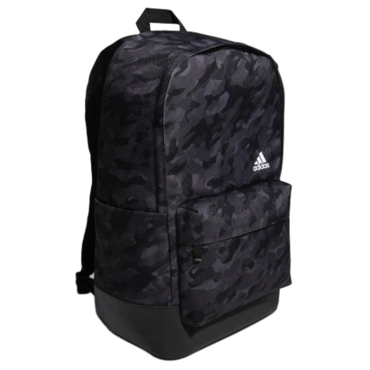 Adidas Cl Aop Sports Camouflage Casual Polyester Nylon Backpack Men Backpack Black EE1083