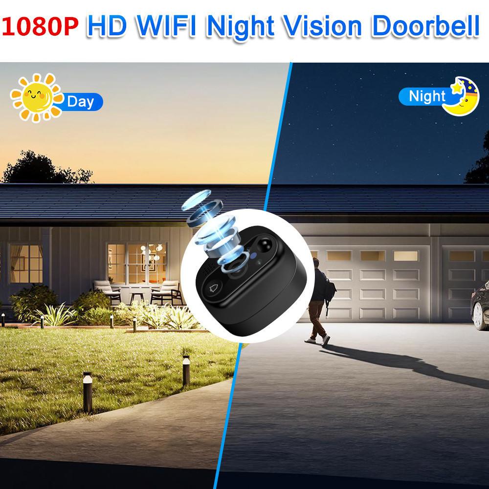 4,3-дюймовый WiFi глазок визуальный домофон дверной звонок 1080P HD WlFl ночной видение дверной звонок умный PIR детектор движения дверные камеры