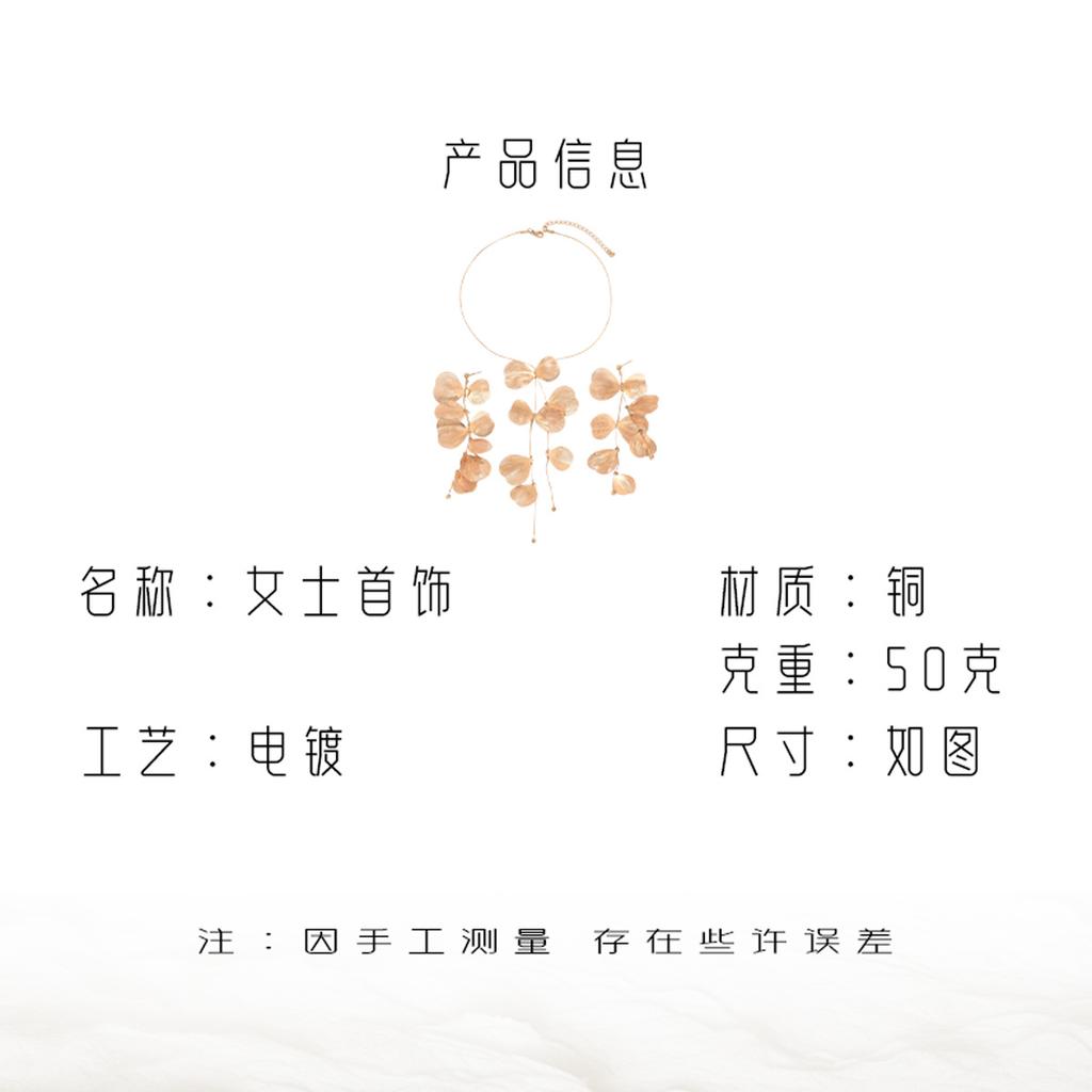 Комплект украшений Wind Ladies, серьги-цветы, ожерелье, серьги-гвоздики с кисточками премиум-класса