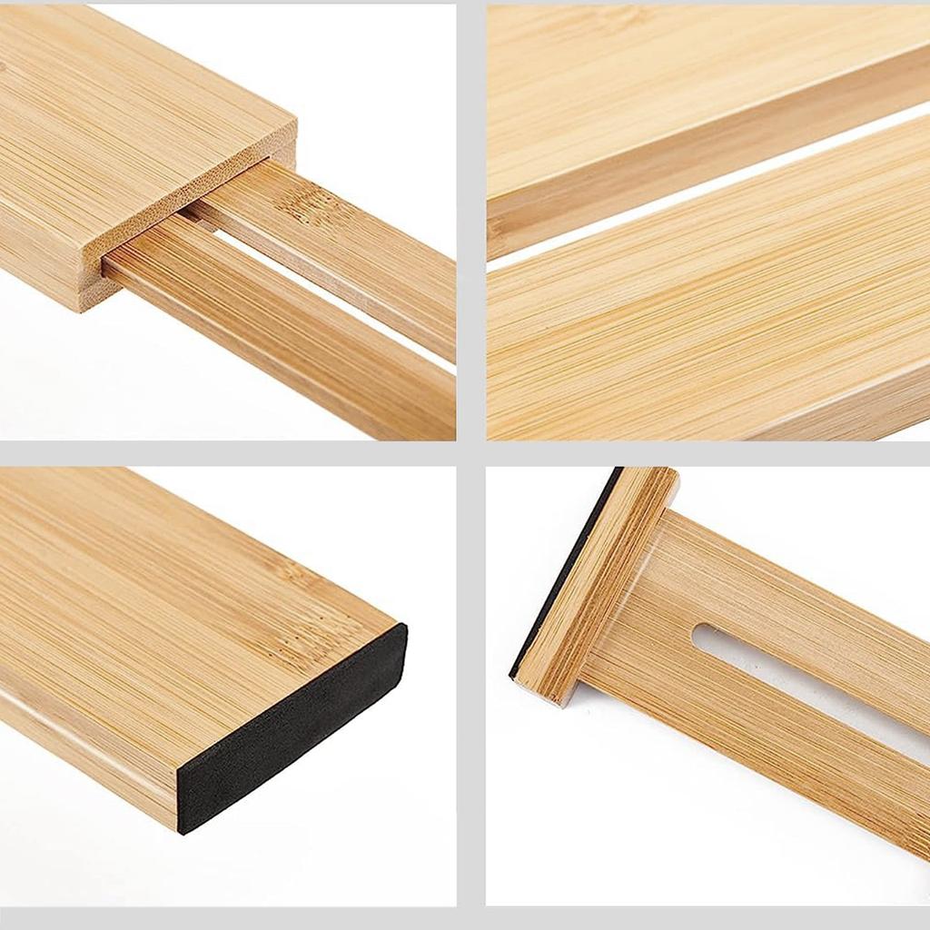 Set of 4 bamboo dividers for RITA drawer