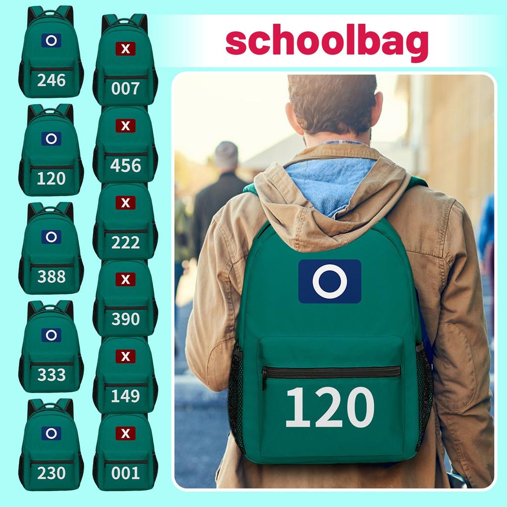 Повседневная сумка через плечо с рисунком из мультфильма для учеников младших классов средней школы, рюкзаки большой вместимости