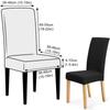 Household Stretch Chair Covers Washable Removable Corn Kernel Fabric Slipcovers Jacquard Seat Protectors For Living Room Chairs