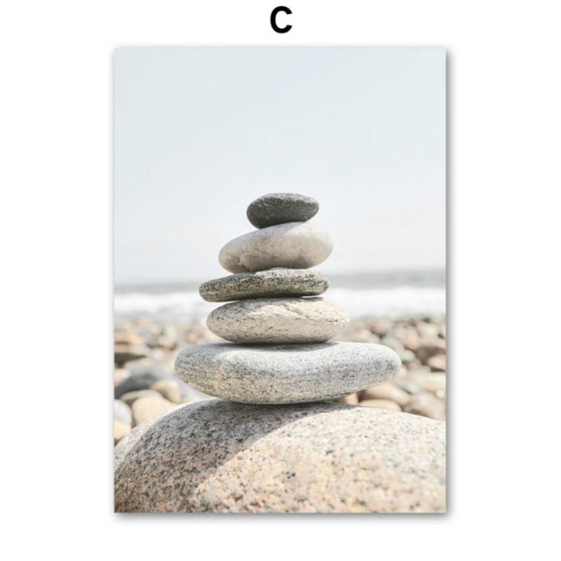 Океан Парусник Пляж Ракушка Краб Раковина Пейзаж Плакаты И Принты Настенное Искусство Холст Масло Живопись Картины Для Декора Гостиной