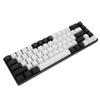 Механическая клавиатура на 68 клавиш, RGB-подсветка, двухцветная игровая клавиатура для дома, общежития, интернет-кафе, черно-белая