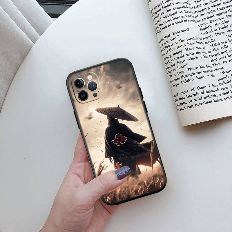 JO41 Naruto Itachi Sasuke Phone Case for Samsung A35 A25 A24 A15 A05S A05 M55 M35 M15 A06 A16 A02 A12 A13 A10 A20 A30 A22 A31 A32 A33 A41 A42 A50
