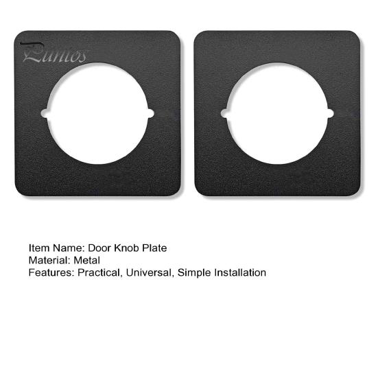 1/2Pcs Door Knob Plates Self Adhesive Scratch-Resistant Simple Installation Door Handle Cover Filler Fixing Repair Plates