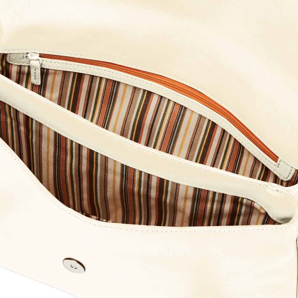 Vachetta Leather Shoulder Bag Ivory [Toscanera] Women's 2142-VA