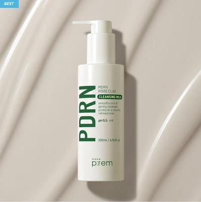 PDRN Очищающее молочко для пор с глиной 200 мл